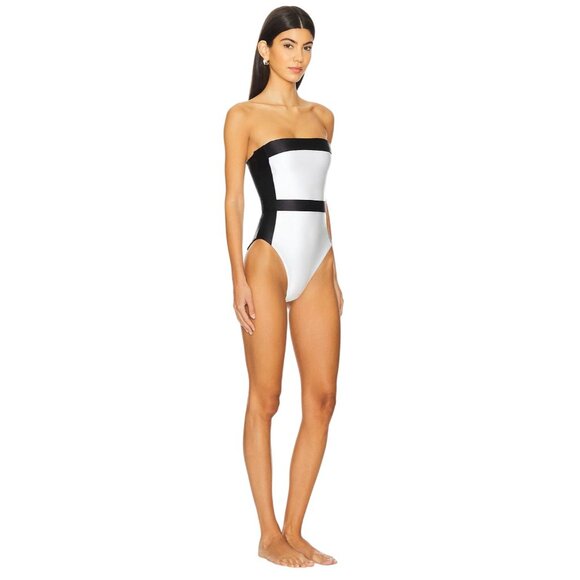 PQ X Haleyy Baylee Haley Belted One Piece in Milano Medium Womens Swimsuit - Picture 4 of 13